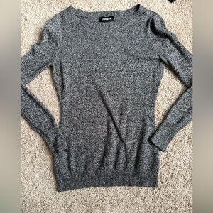 Express Charcoal Women's Crew Neck Sweater